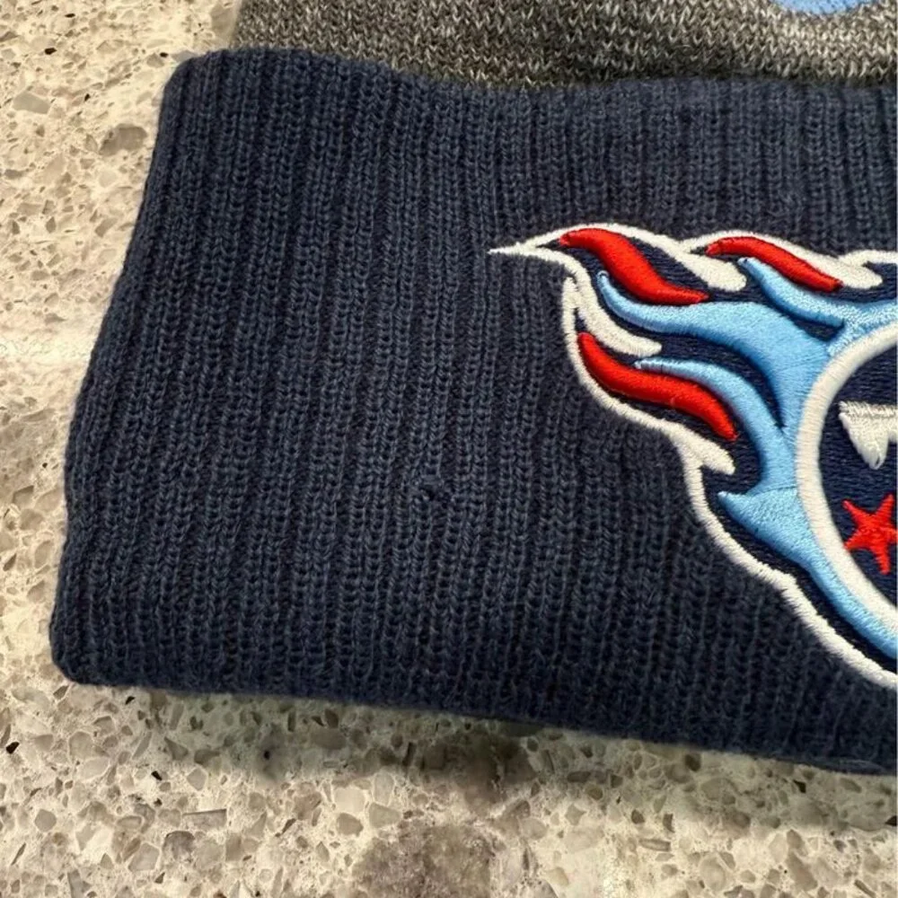 New Era Brand NFL Adult Tennessee Titans Fleece Lined Winter Beanie Hat‎